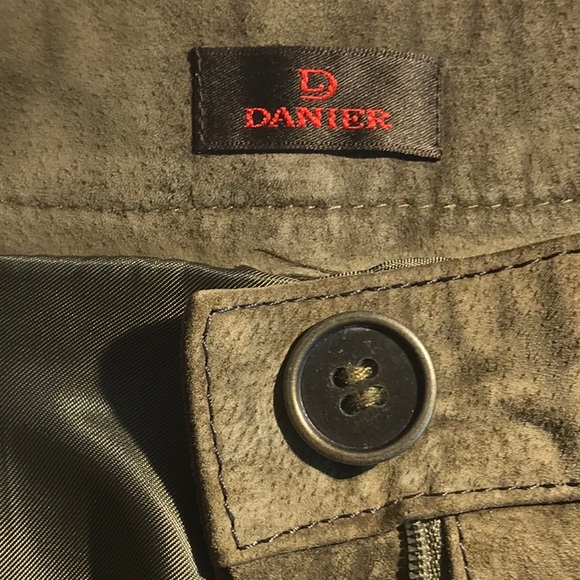 DANIER WASHABLE SUEDE, LINED, 5 POCKET, WIDE LEG, VINTAGE PANT - Picture 8 of 11
